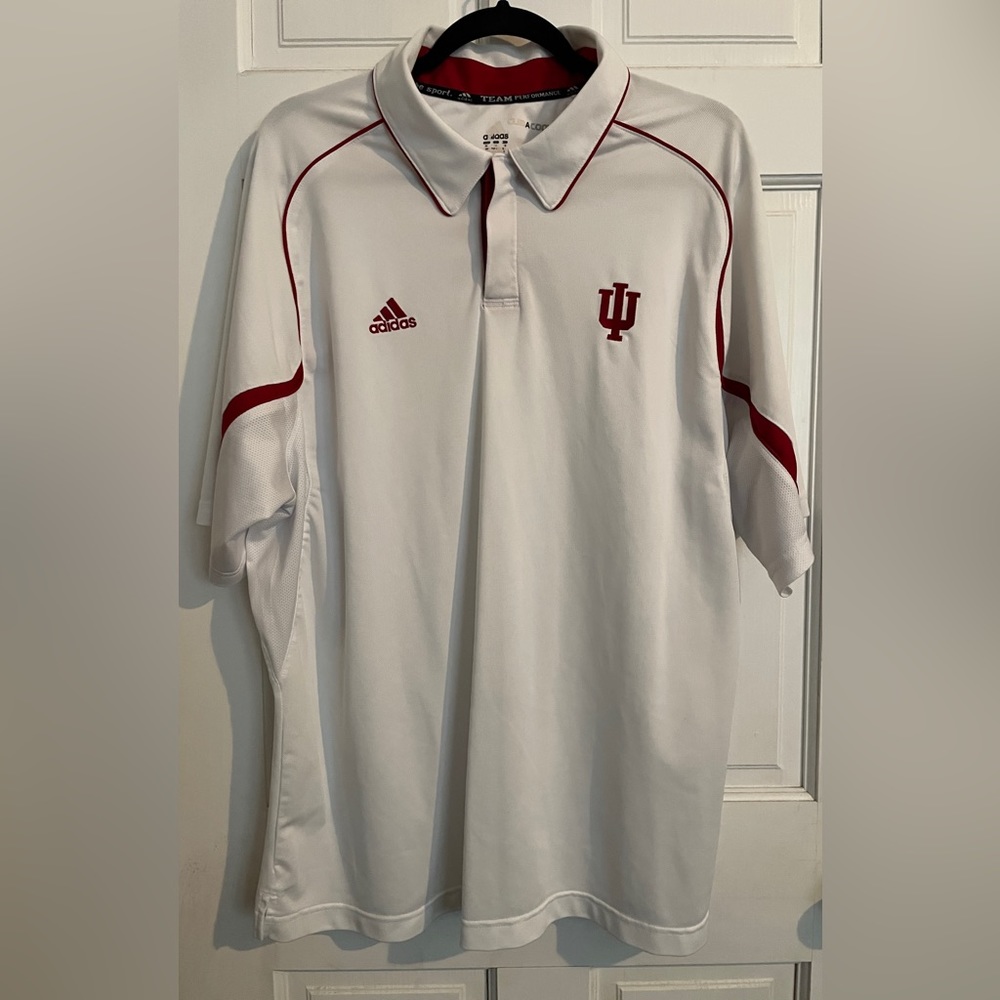 Adidas Indiana Hoosiers Performance Polo XL